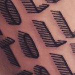 Awesome lettering tattoo