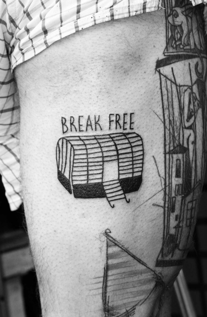 Break free tattoo