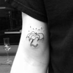 Broken umbrella tattoo by Zid Visions