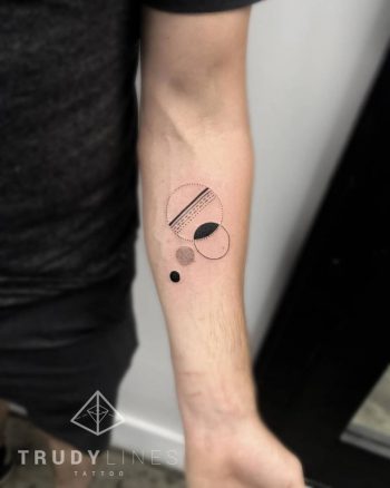 Circles tattoo by corina weikl trudylines