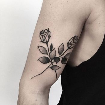 Crossed roses by Jonas Ribeiro