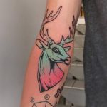 Deer tattoo by gennaro varriale