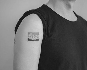 Dot-work mountains by Nano Ponto A Ponto