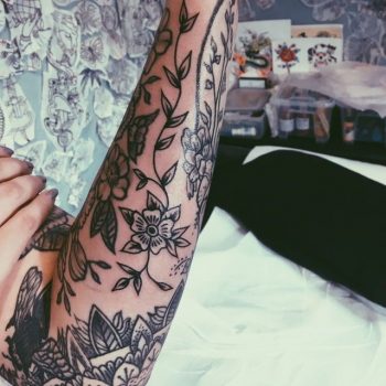 Floral forearm