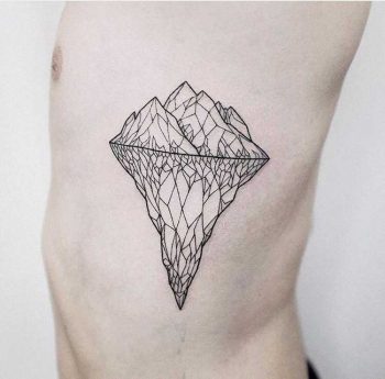 Geometric mountain by Uls Metzger