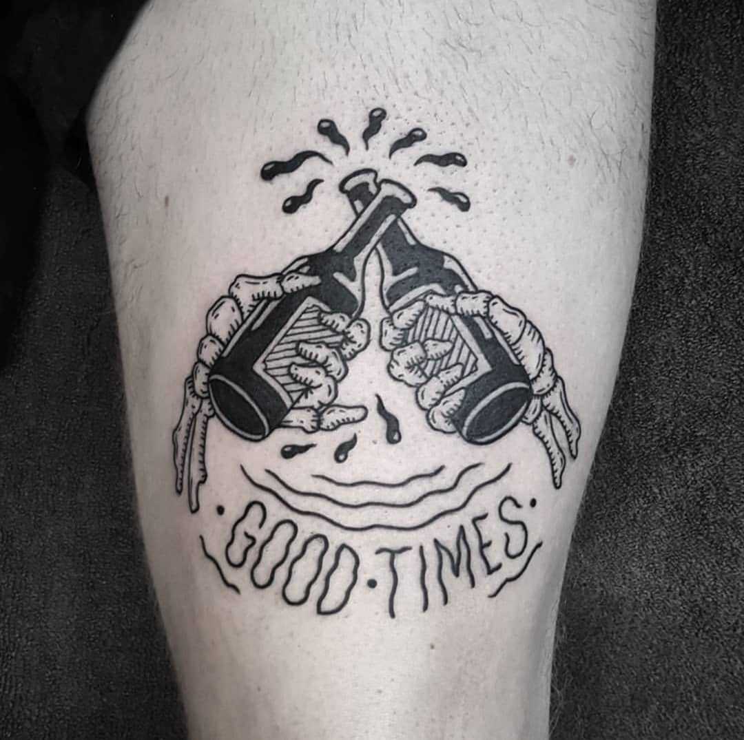 Good times bad friends tattoo