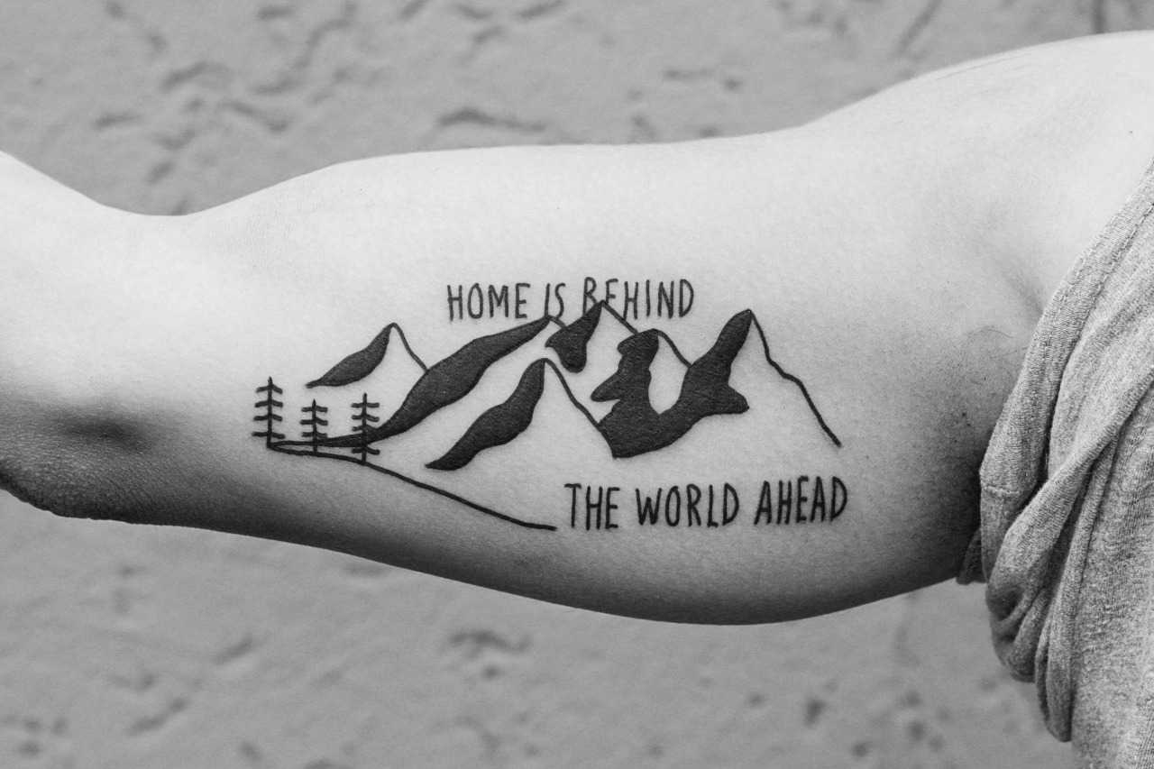 Home is behind the world ahead