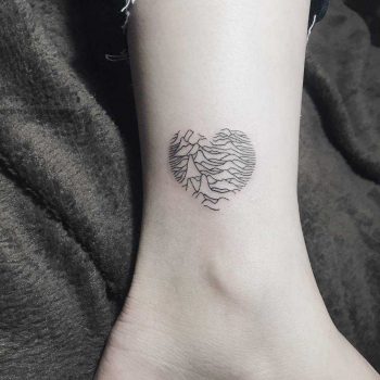 Joy Division Unknown Pleasures tattoo