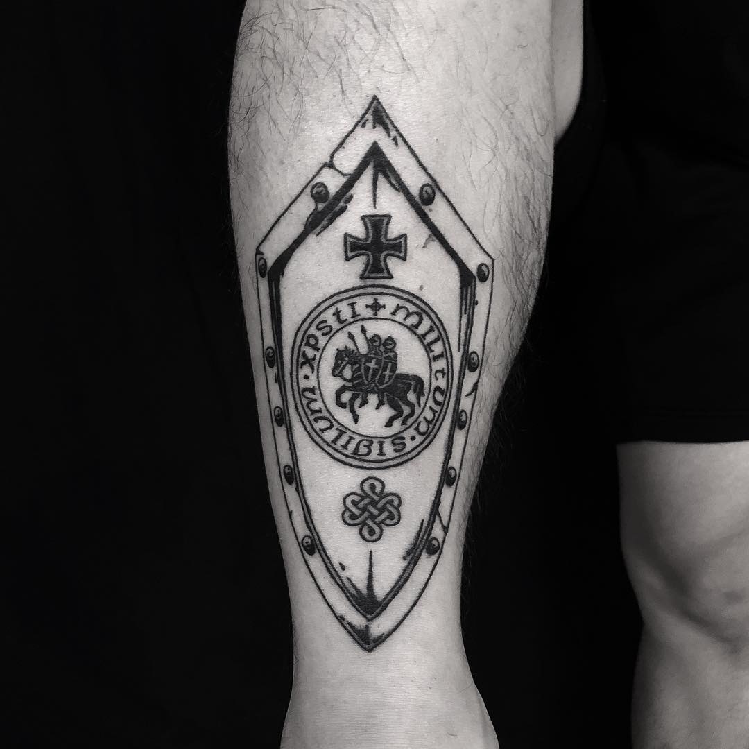 Shield Knot Celtic Protection Tattoo Design — LuckyFish, Inc. and Tattoo  Santa Barbara