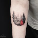 Little red in the woods by calvin grxsy