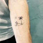 Lonely island tattoo by tattooist Cholo