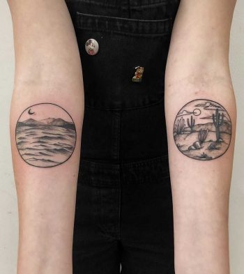 Matching circular landscapes
