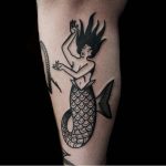 Mermaid tattoo by Ethan Jones