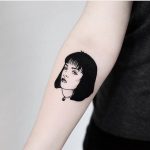 Mia Wallace tattoo by Jonas Ribeiro