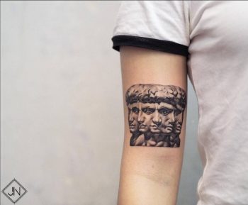 Michelangelo's david bust by jefree naderali