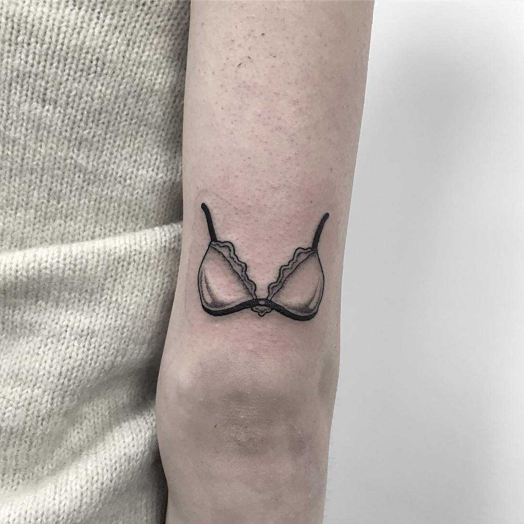 Mini bra tattoo