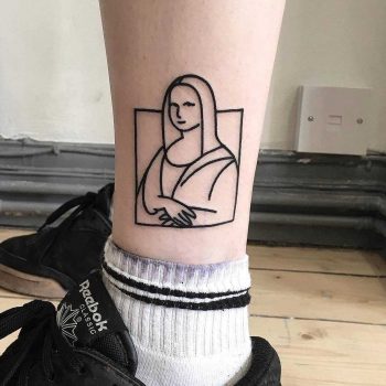 Mona Lisa tattoo by Mr. Preston