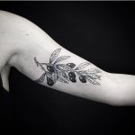 Olive branch tattoo by EKEK tattoos