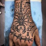 Scorpion tattoo by Luciano Calderon