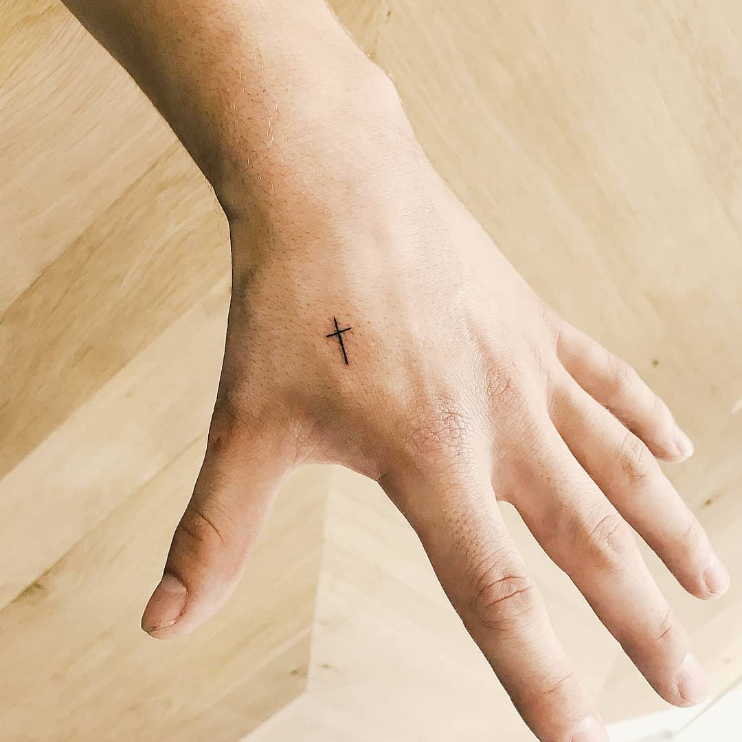 simple-cross-tattoo-by-cholo-tattoogrid