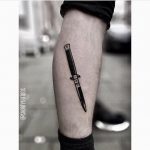 Switchblade on a calf by Ana