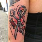 Tailor's tattoo by Jeroen Van Dijk