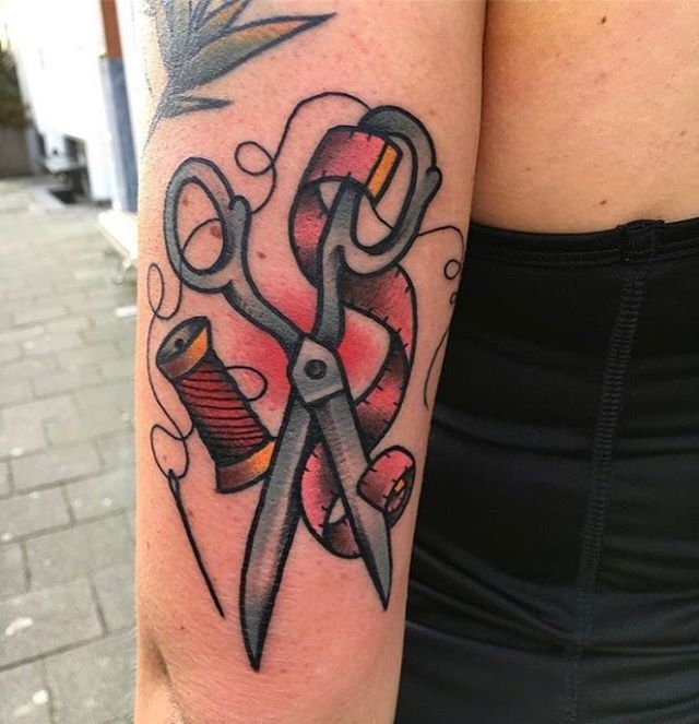 Tailor’s tattoo by Jeroen Van Dijk