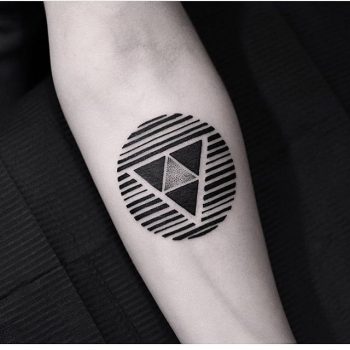 Triforce tattoo by wagner basei