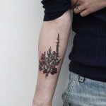 Waxflower heather and cranberry tattoo