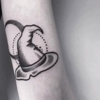 Wizzard hat tattoo