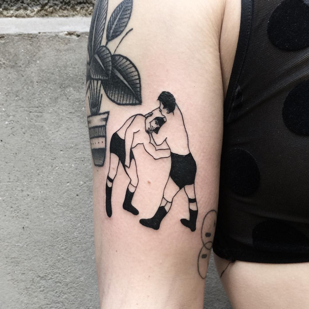 Wrestlers tattoo