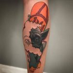 Yoda tattoo by rafael makarov dzikson