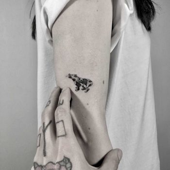 Barking dog tattoo by Berkin Dönmez