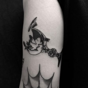 Broken glass done at BK Ink Studio