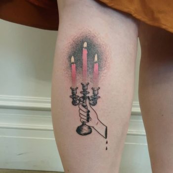 Candelabra tattoo