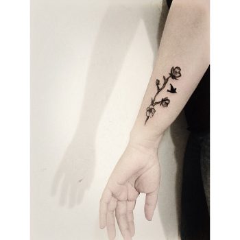 Cherry blossom tattoo