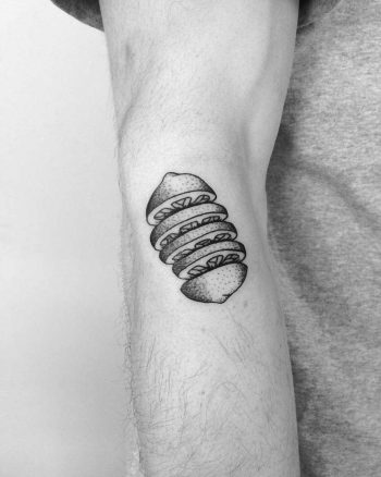 Chopped lime tattoo