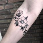 Cute flowers by Twelve Seconds Tattoo