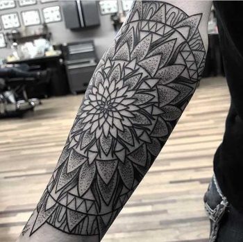 Dot-work mandala by Daniel Jayno Dianos