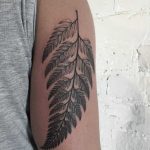 Fern leaf by Sasha Tattooing
