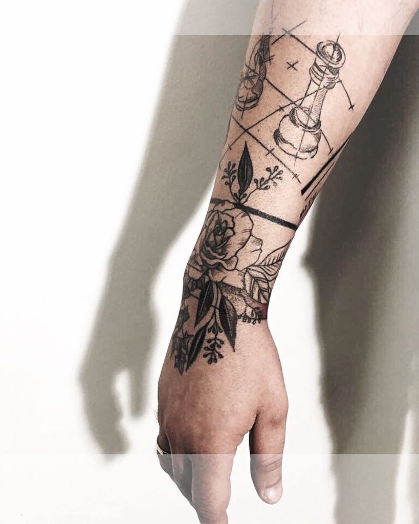 bicep chess tattoo – Ink'dom Tattoos