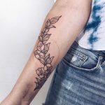 Flower tattoo by Marlon B