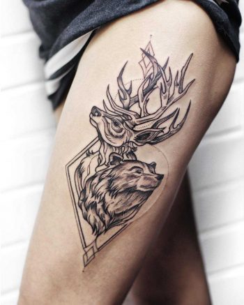 Forest inhabitants tattoo