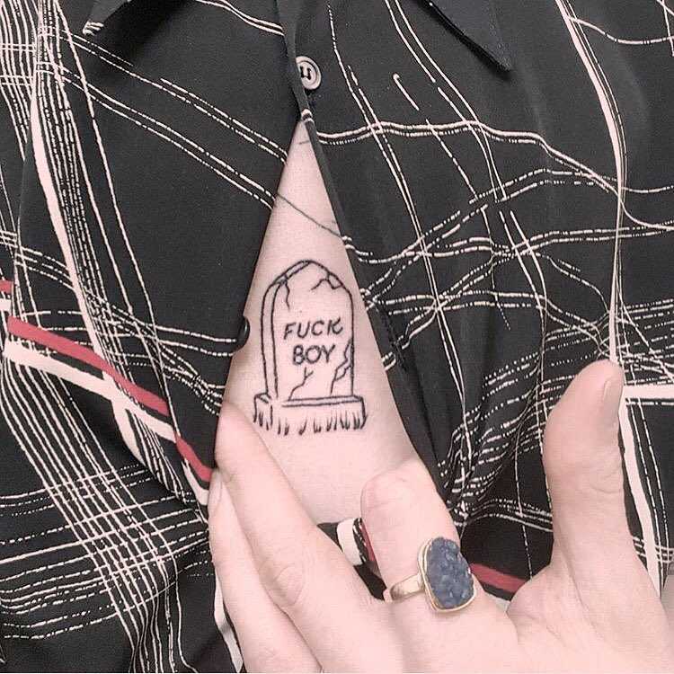 Fuck boy tattoo