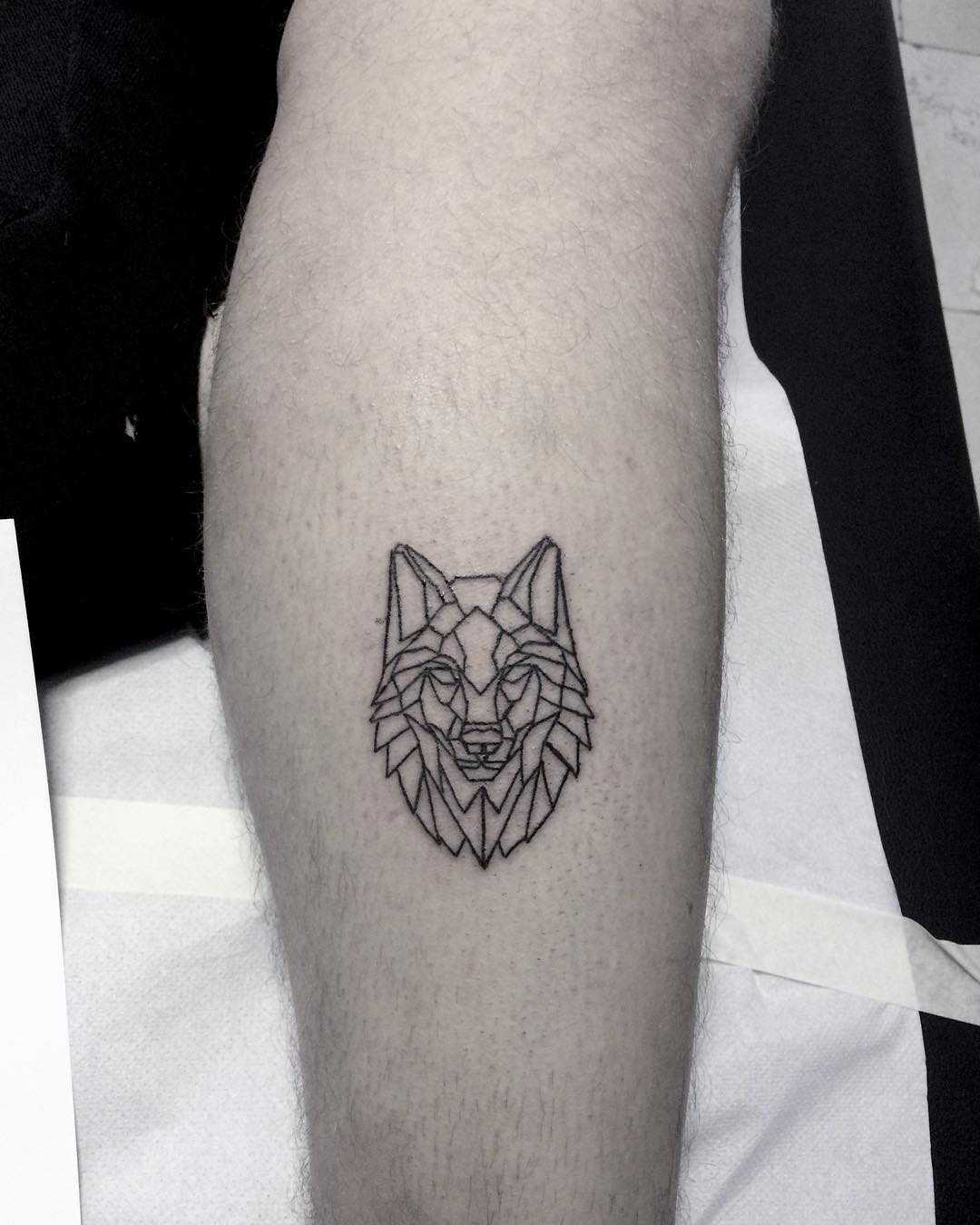 Wolf Head Tattoo Vector Stock Vector (Royalty Free) 158723486 | Shutterstock
