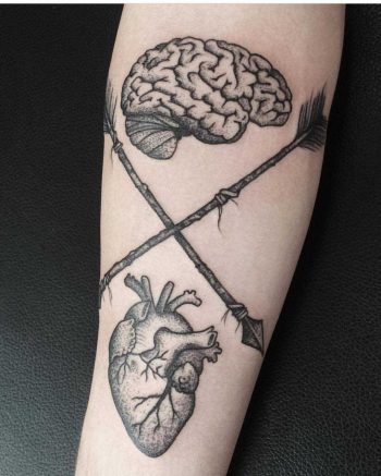 Heart and brain by Roald Van Broek
