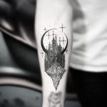 Magic castle tattoo by Thomas Eckeard