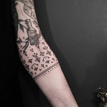 Magic ornament tattoo