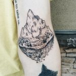 Mountain tattoo by Pony Reinhardt