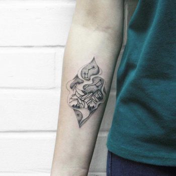 Oregon mountains tattoo